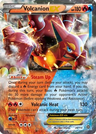 Volcanion EX 026  - Holofoil - Ultra Rare