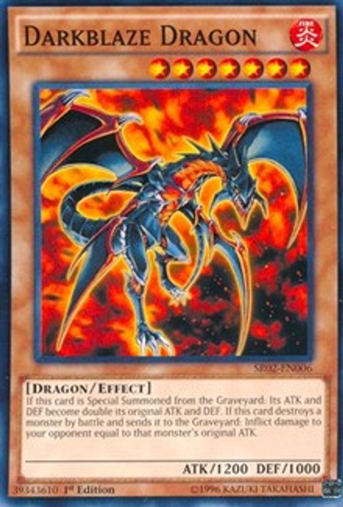 Darkblaze Dragon (SR02-EN006) - Common