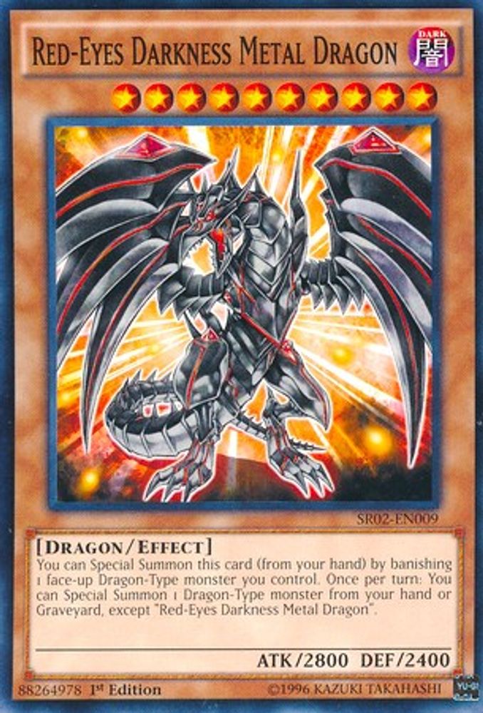 Red-Eyes Darkness Metal Dragon (SR02-EN009) - Common