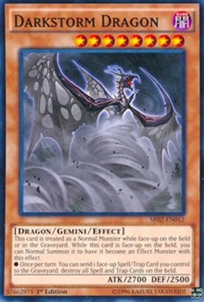 Dragon de la Tempête Sombre [SR02-EN012] Commun 