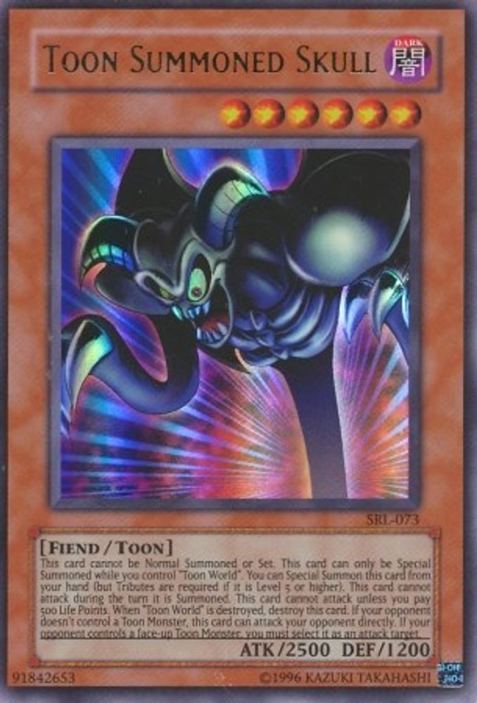 Toon Summoned Skull (SRL-073) - Ultra Rare