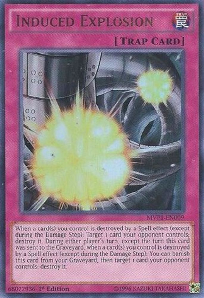 Explosion induite [MVP1-EN009] Ultra rare 