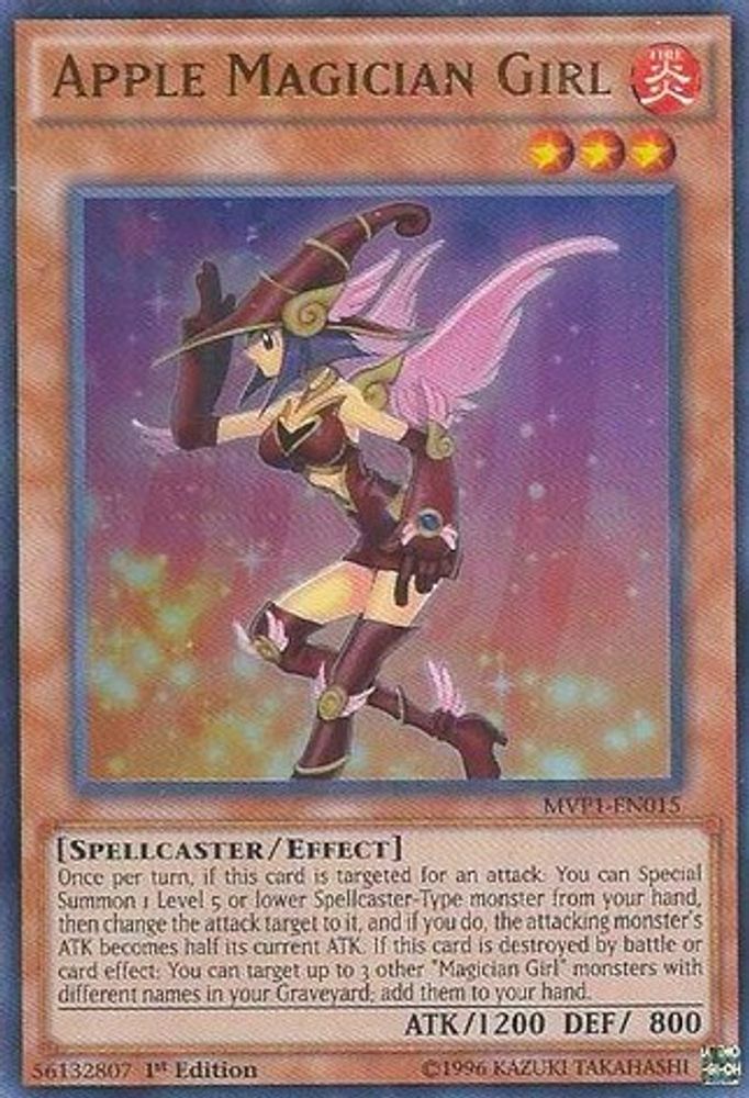 Apple Magician Girl (MVP1-EN015) - Ultra Rare