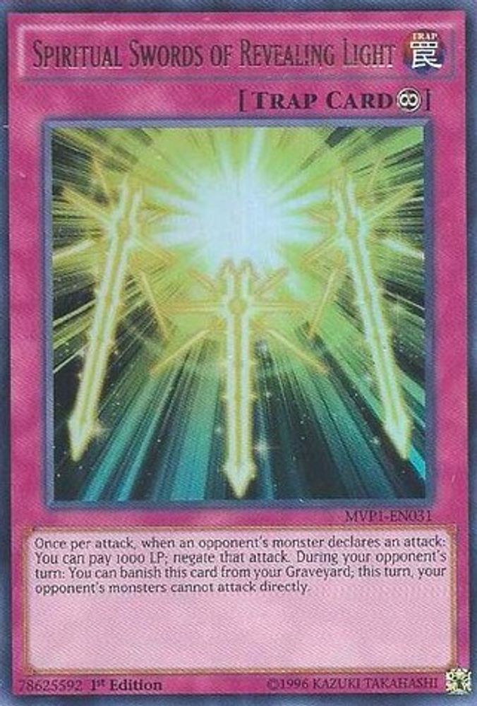 Spiritual Swords of Revealing Light (MVP1-EN031) - Ultra Rare