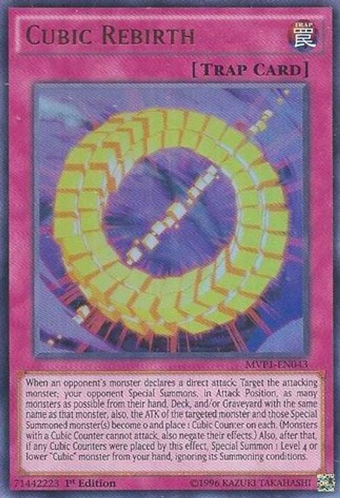 Renaissance cubique [MVP1-EN043] Ultra rare 