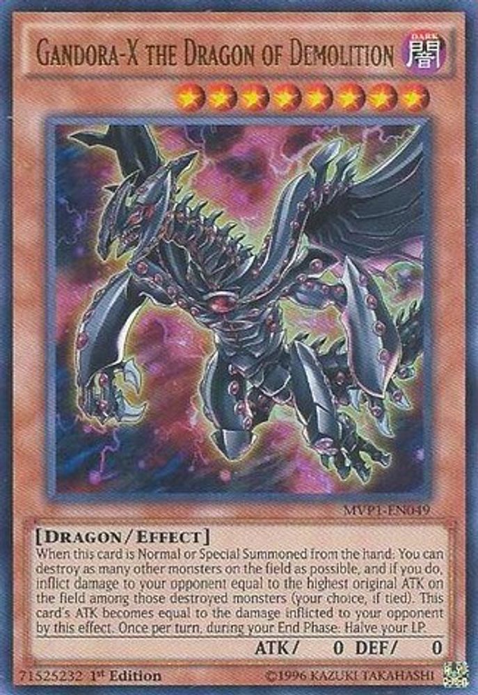 Gandora-X le Dragon de la Démolition [MVP1-EN049] Ultra Rare 
