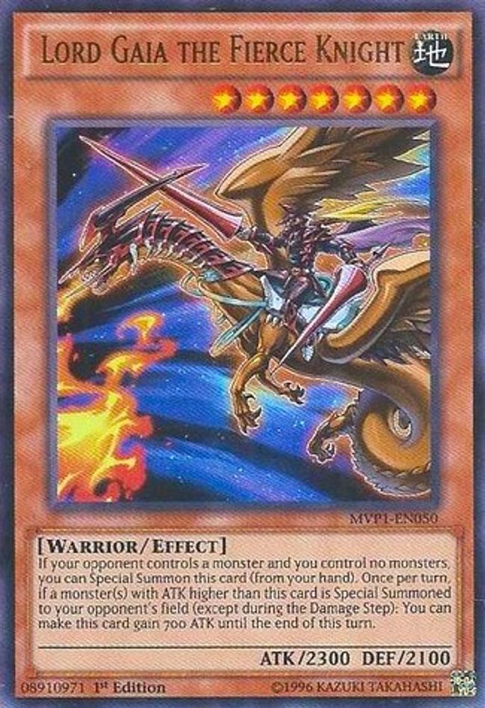 Lord Gaia the Fierce Knight (MVP1-EN050) - Ultra Rare