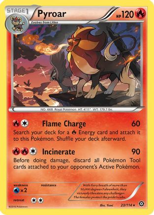 Pyroar  - Rare