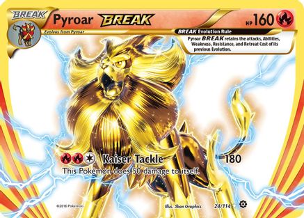Pyroar BREAK 024  - Holofoil - Rare BREAK
