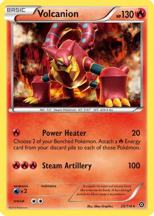 Volcanion 025/114  - Rare