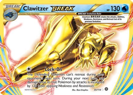 Clawitzer BREAK 035  - Holofoil - Rare BREAK