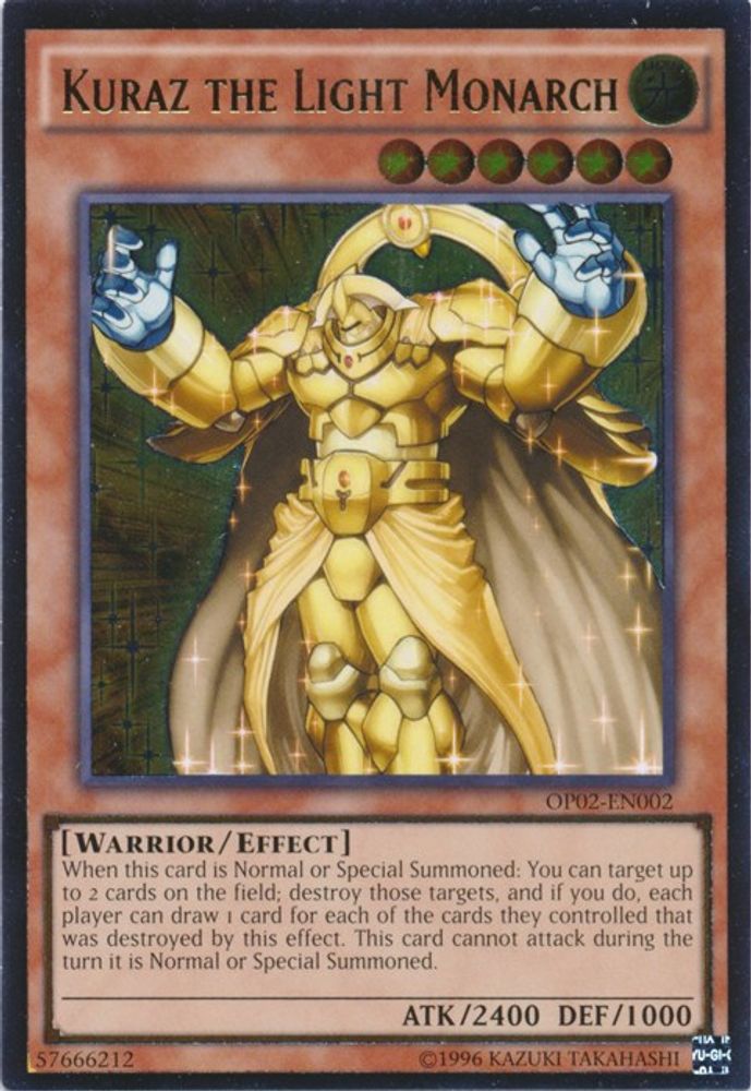 Kuraz le monarque léger [OP02-EN002] Ultimate Rare 