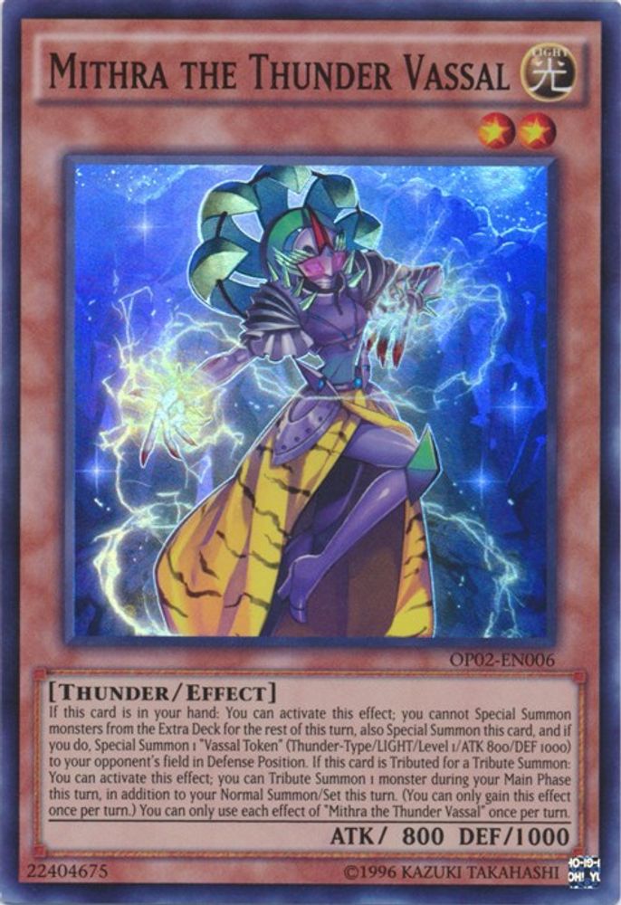 Mithra le vassal du tonnerre [OP02-EN006] Super Rare 