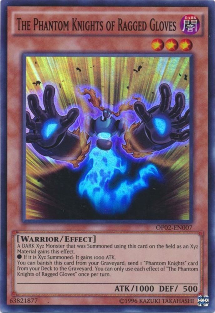 The Phantom Knights of Ragged Gloves (OP02-EN007) - Super Rare
