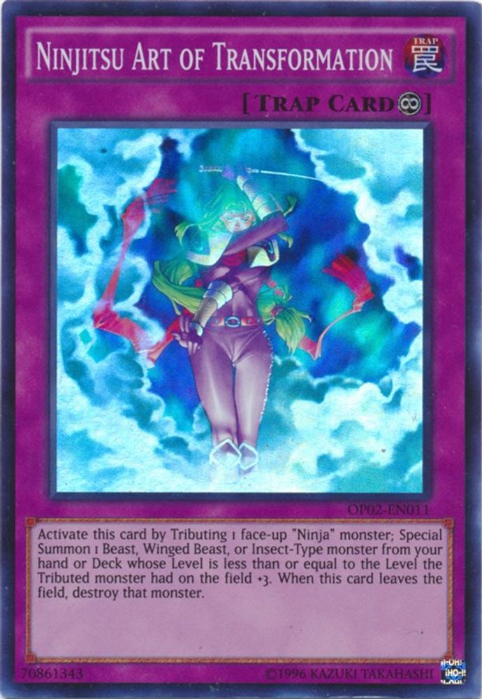 Ninjitsu Art de la Transformation [OP02-EN011] Super Rare 