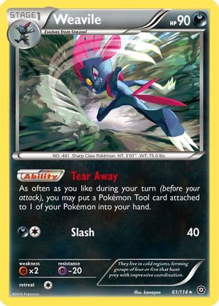 Weavile 061  - Rare