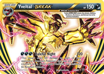 Yveltal BREAK 066  - Holofoil - Rare BREAK
