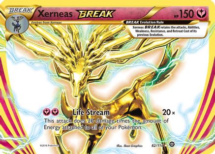 Xerneas BREAK 082  - Holofoil - Rare BREAK