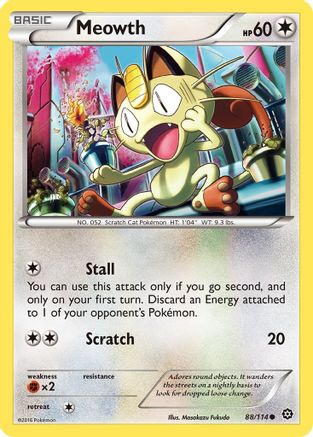 Meowth 088  - Common