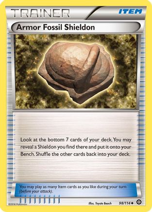 Armor Fossil Shieldon 098  - Uncommon