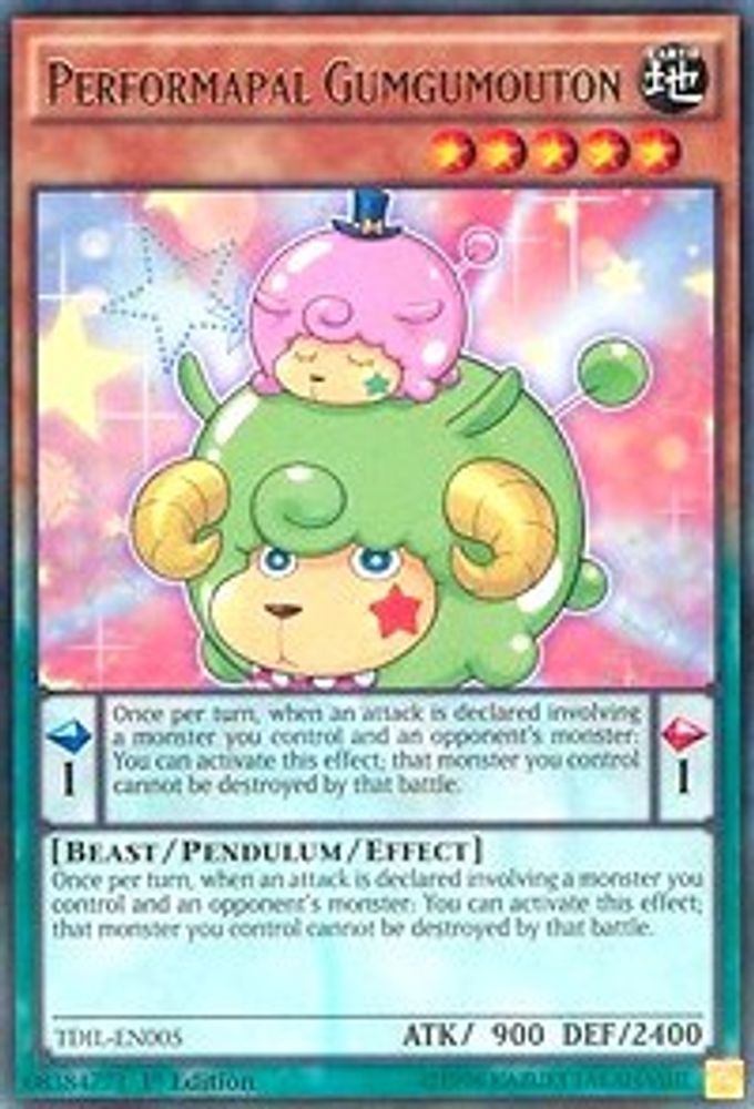 Performapal Gumgumouton [TDIL-EN005] Rare 