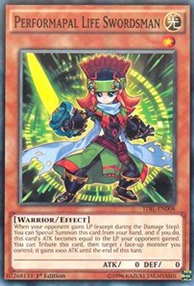 Performapal Life Swordsman (TDIL-EN008) - Common