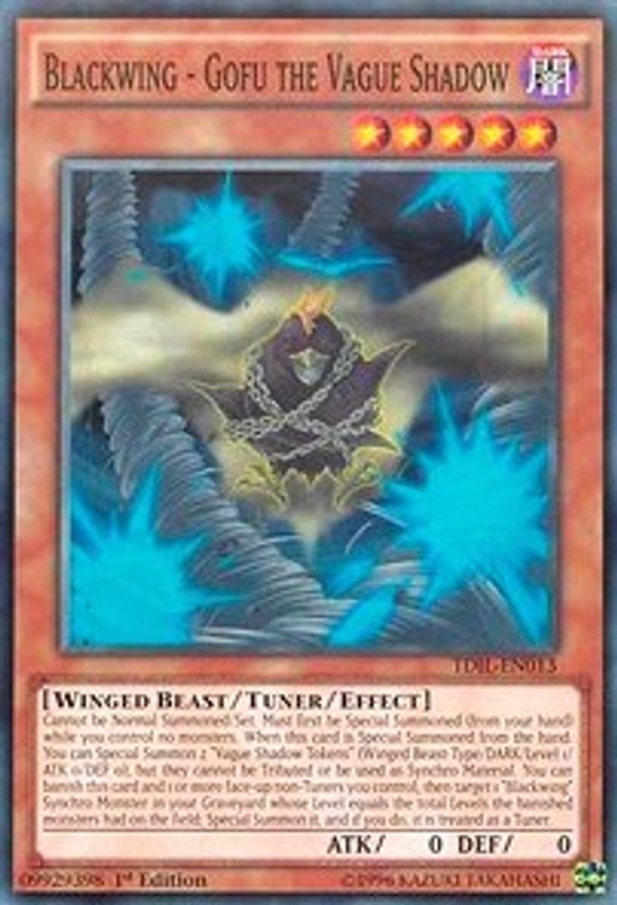 Blackwing - Gofu the Vague Shadow (TDIL-EN013) - Common