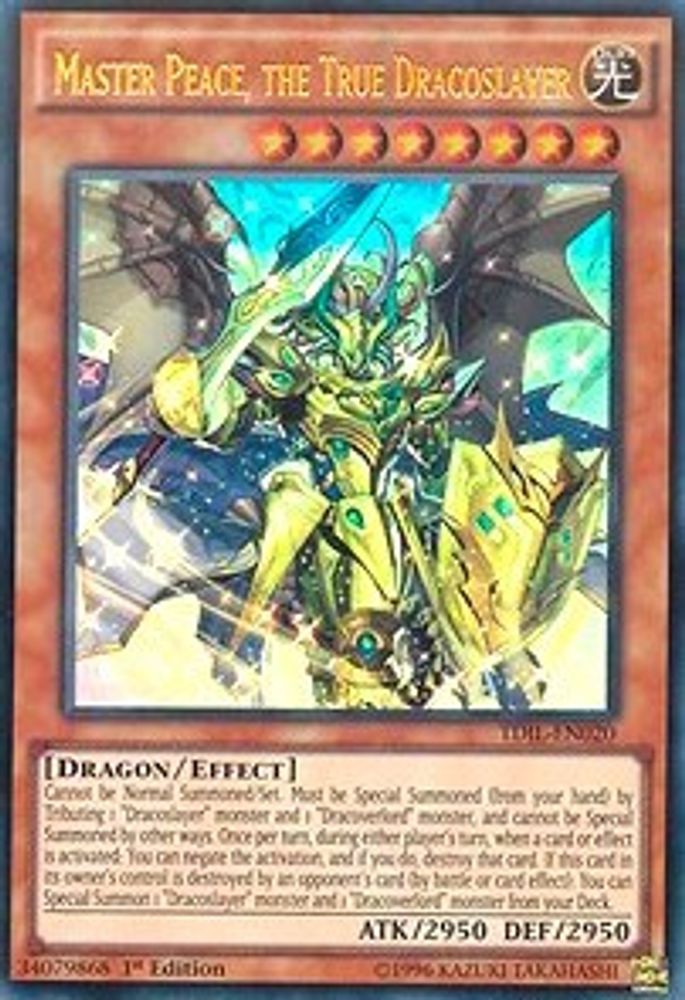 Master Peace, the True Dracoslayer (TDIL-EN020) - Ultra Rare