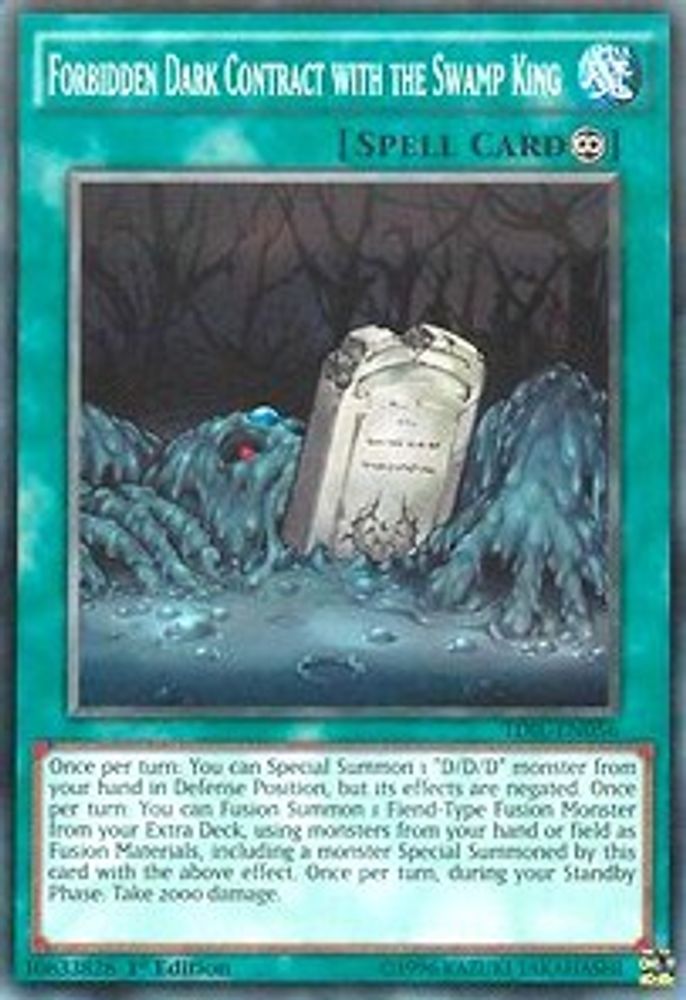 Forbidden Dark Contract with the Swamp King (TDIL-EN056) - Common
