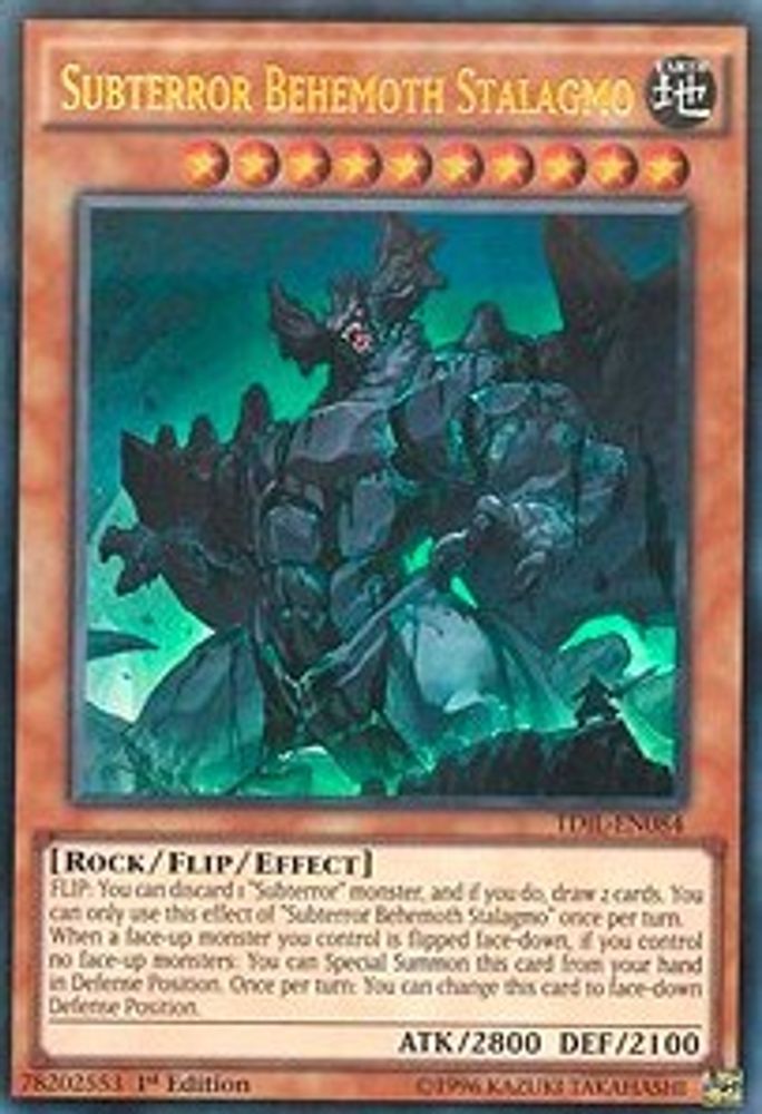 Subterror Behemoth Stalagmo [TDIL-EN084] Ultra Rare 