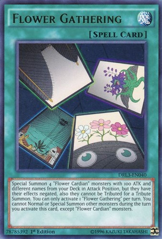 Flower Gathering (DRL3-EN040) - Ultra Rare