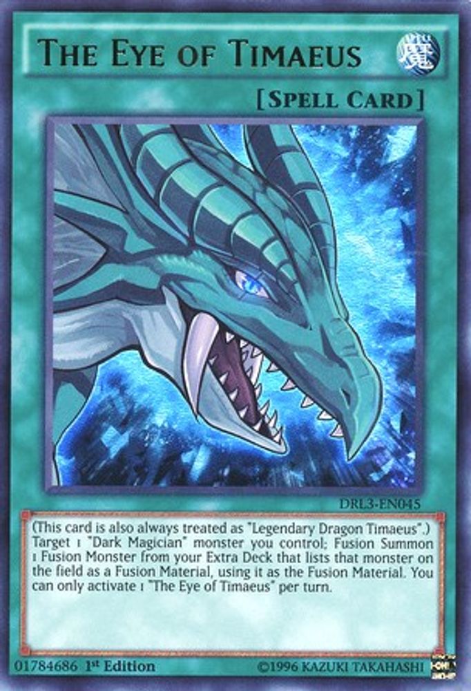The Eye of Timaeus (DRL3-EN045) - Ultra Rare