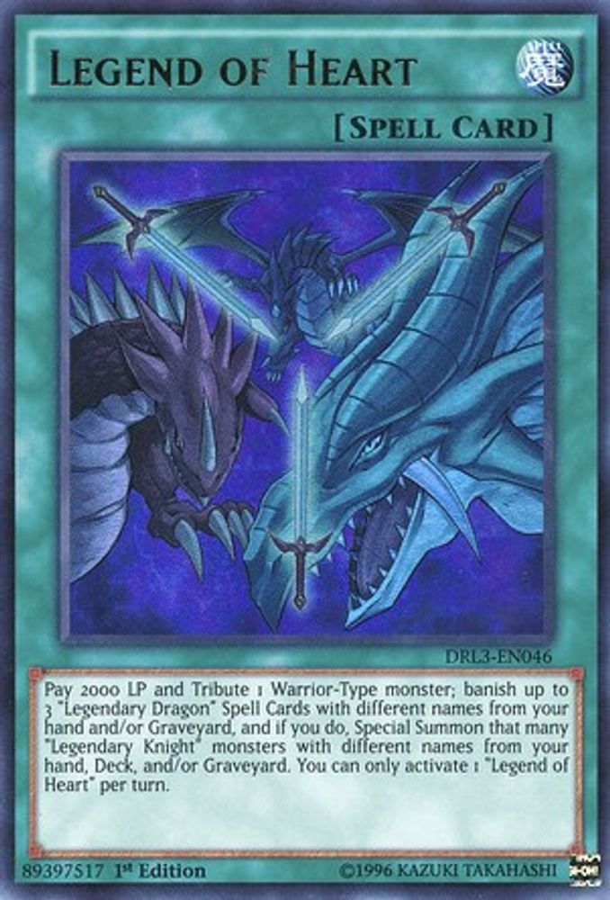 Legend of Heart (DRL3-EN046) - Ultra Rare