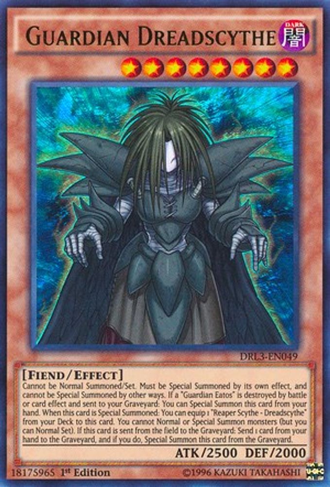 Guardian Dreadscythe (DRL3-EN049) - Ultra Rare