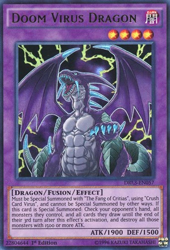 Doom Virus Dragon (DRL3-EN057) - Ultra Rare