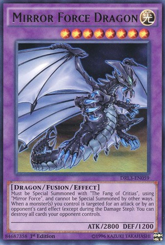 Mirror Force Dragon (DRL3-EN059) - Ultra Rare