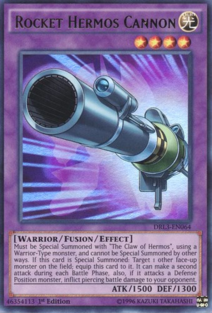 Rocket Hermos Cannon (DRL3-EN064) - Ultra Rare