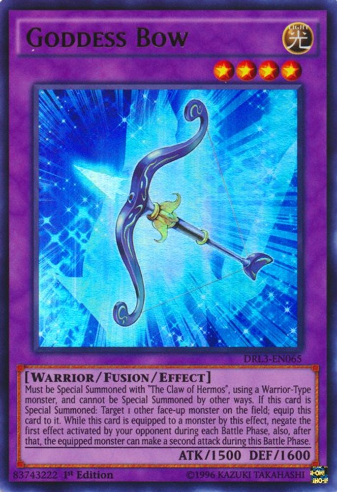 Goddess Bow (DRL3-EN065) - Ultra Rare