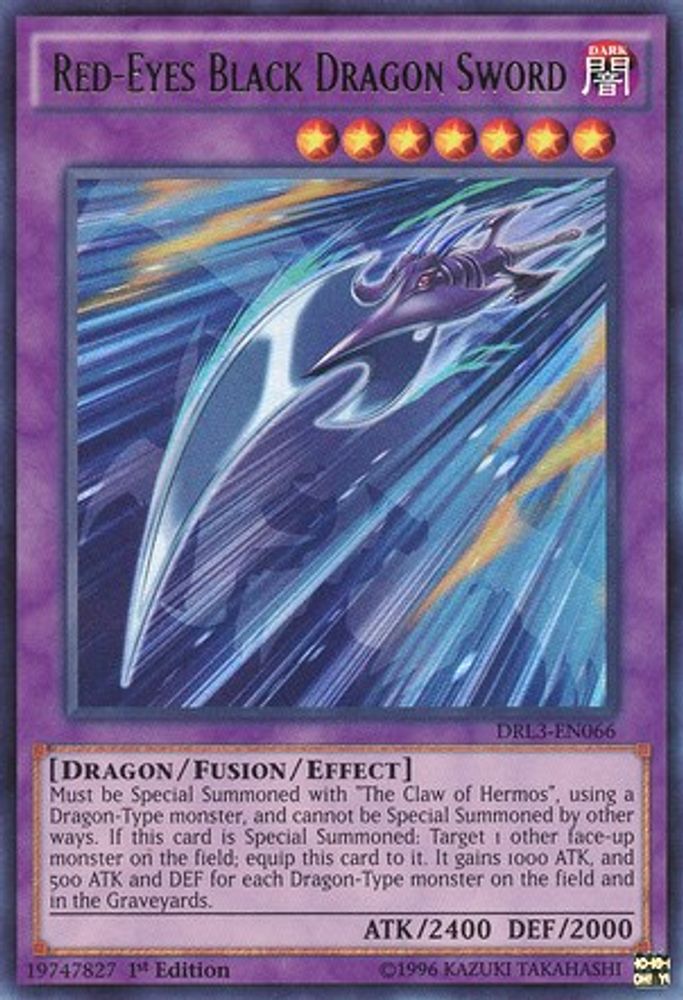 Red-Eyes Black Dragon Sword (DRL3-EN066) - Ultra Rare