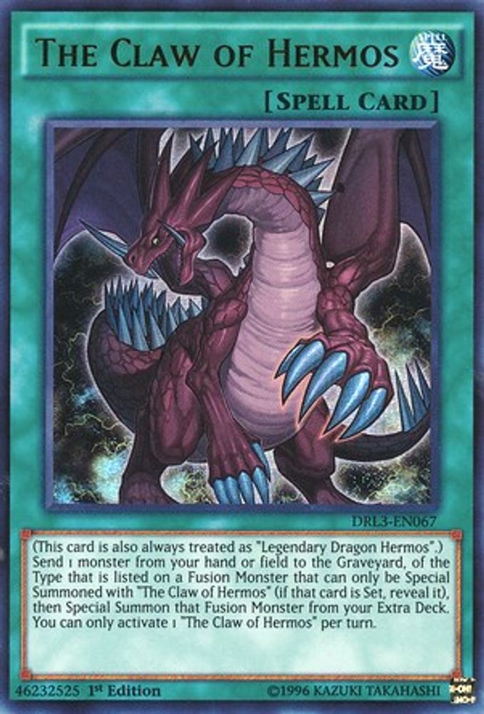 The Claw of Hermos (DRL3-EN067) - Ultra Rare