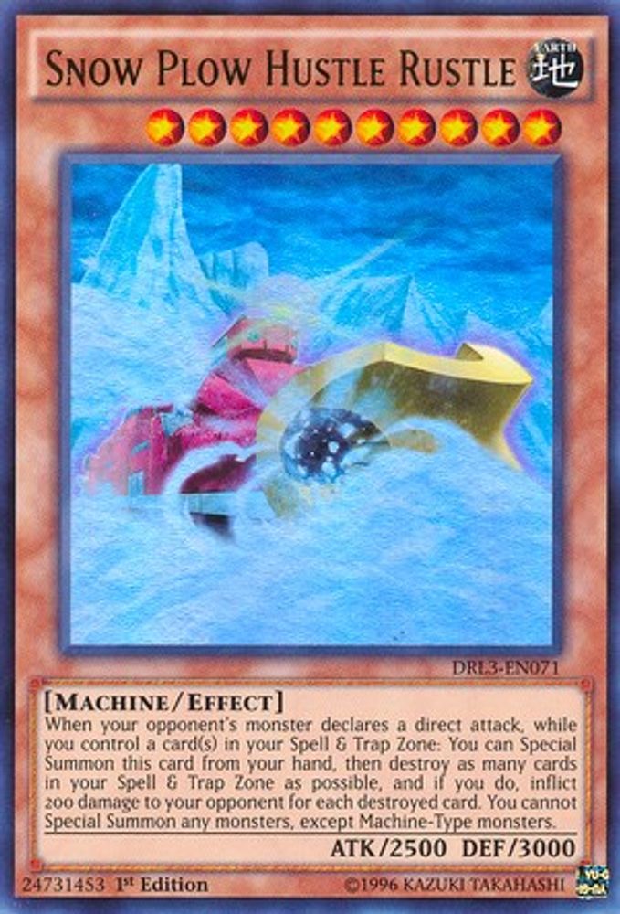 Chasse-neige Hustle Rustle [DRL3-EN071] Ultra Rare 
