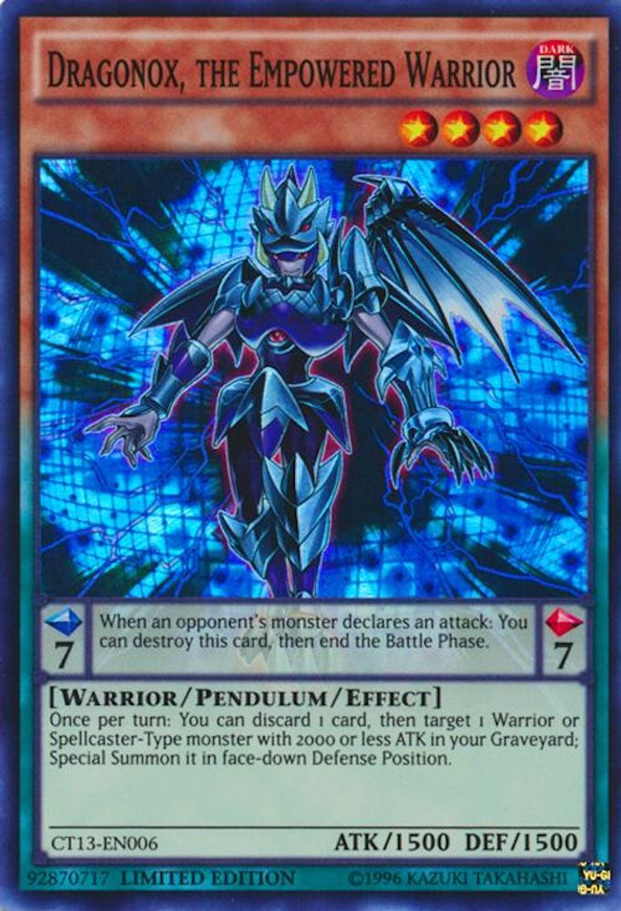 Dragonox, le guerrier surpuissant [CT13-EN006] Super Rare 