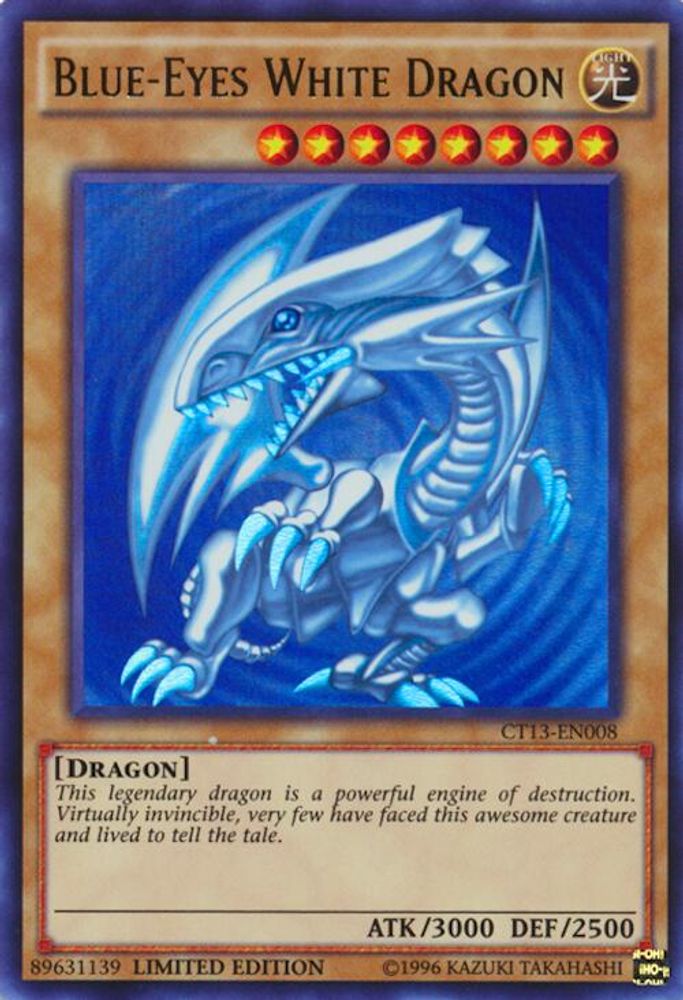Dragon blanc aux yeux bleus [CT13-EN008] Ultra Rare 