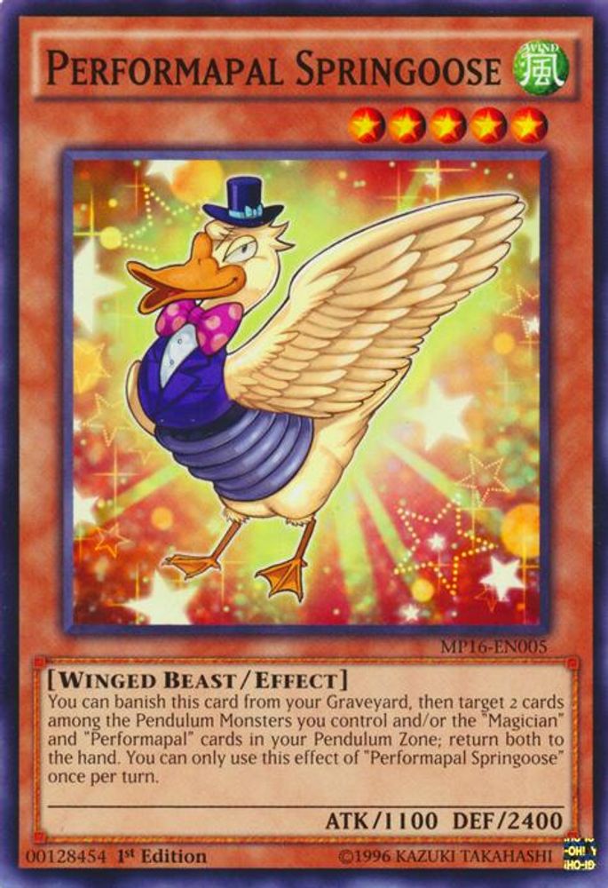 Performapal Springoose (MP16-EN005) - Common