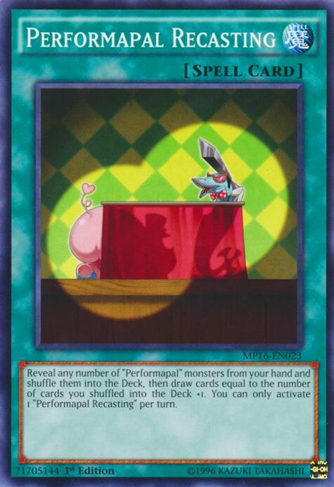 Performapal Recasting (MP16-EN023) - Common