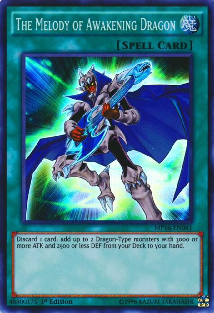 The Melody of Awakening Dragon (MP16-EN041) - Super Rare