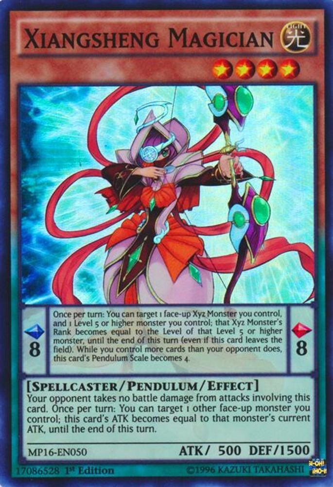 Xiangsheng Magician (MP16-EN050) - Super Rare