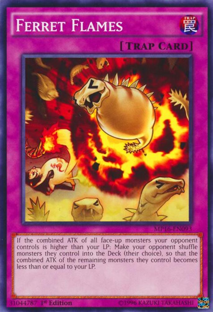 Ferret Flames (MP16-EN093) - Common