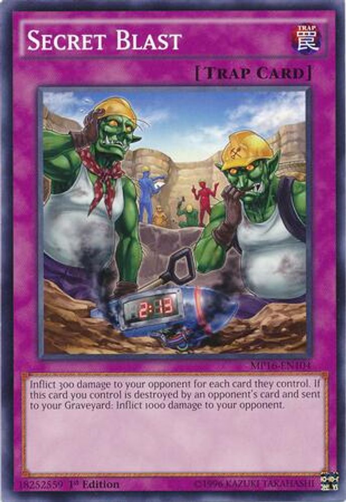Secret Blast (MP16-EN104) - Common