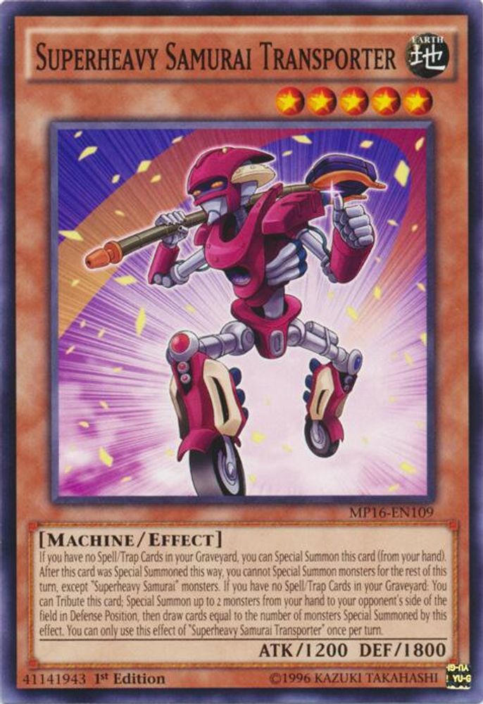Superheavy Samurai Transporter (MP16-EN109) - Common